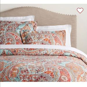 Pottery Barn Queen Duvet & Shams
